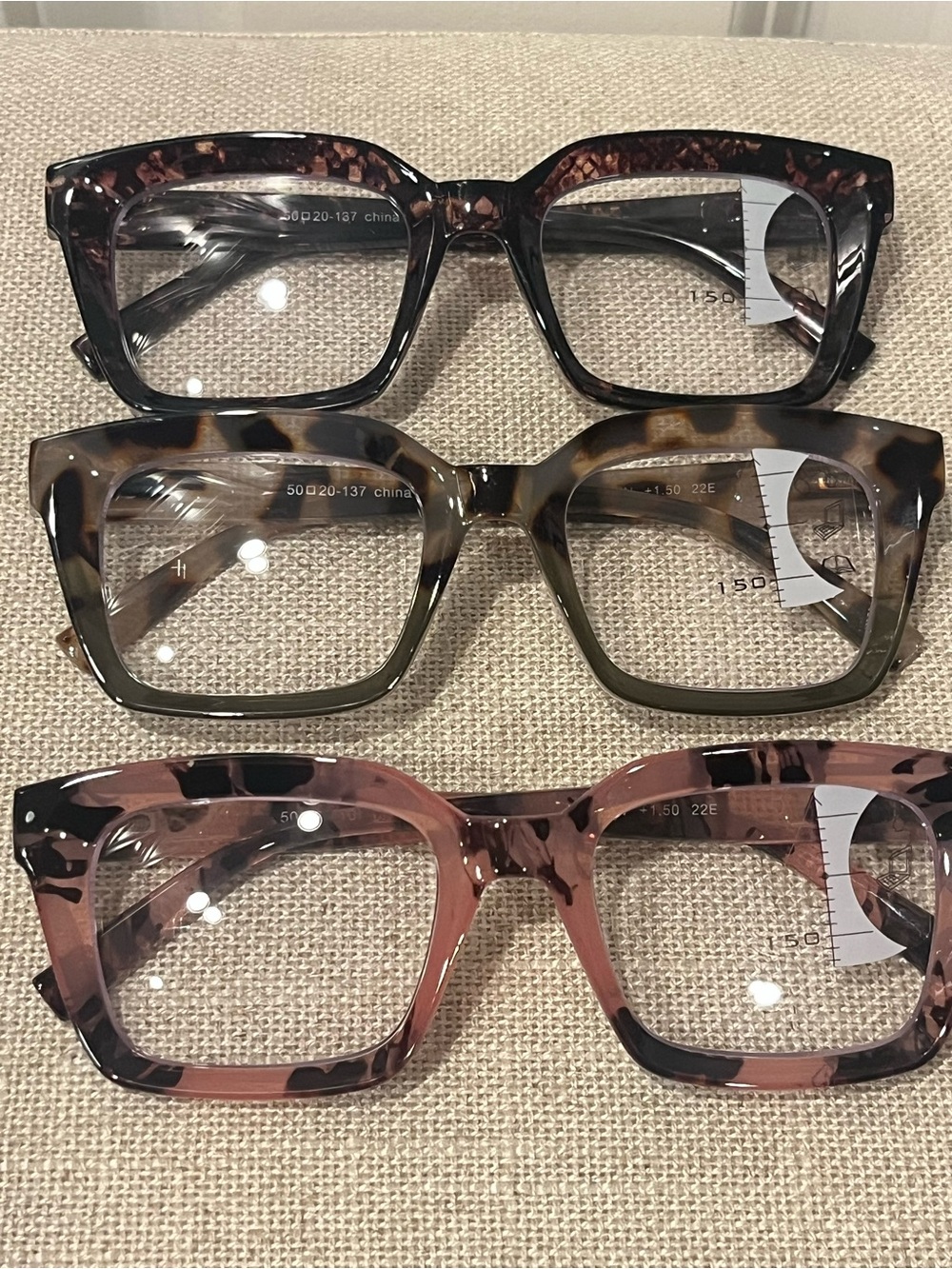 NEW SET OF THREE WOMEN'S READERS- STRENGTH 1.5